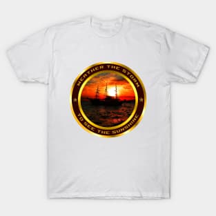 Ship in Storm T-Shirt